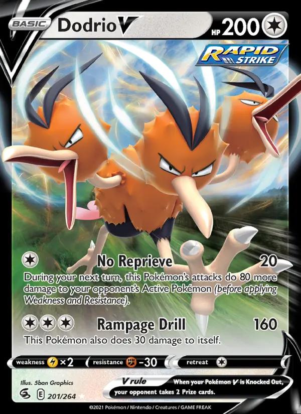 Image of Dodrio V Fusion Strike (FST) #201