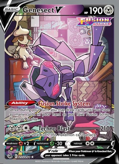 Image of Genesect V Fusion Strike (FST) #255