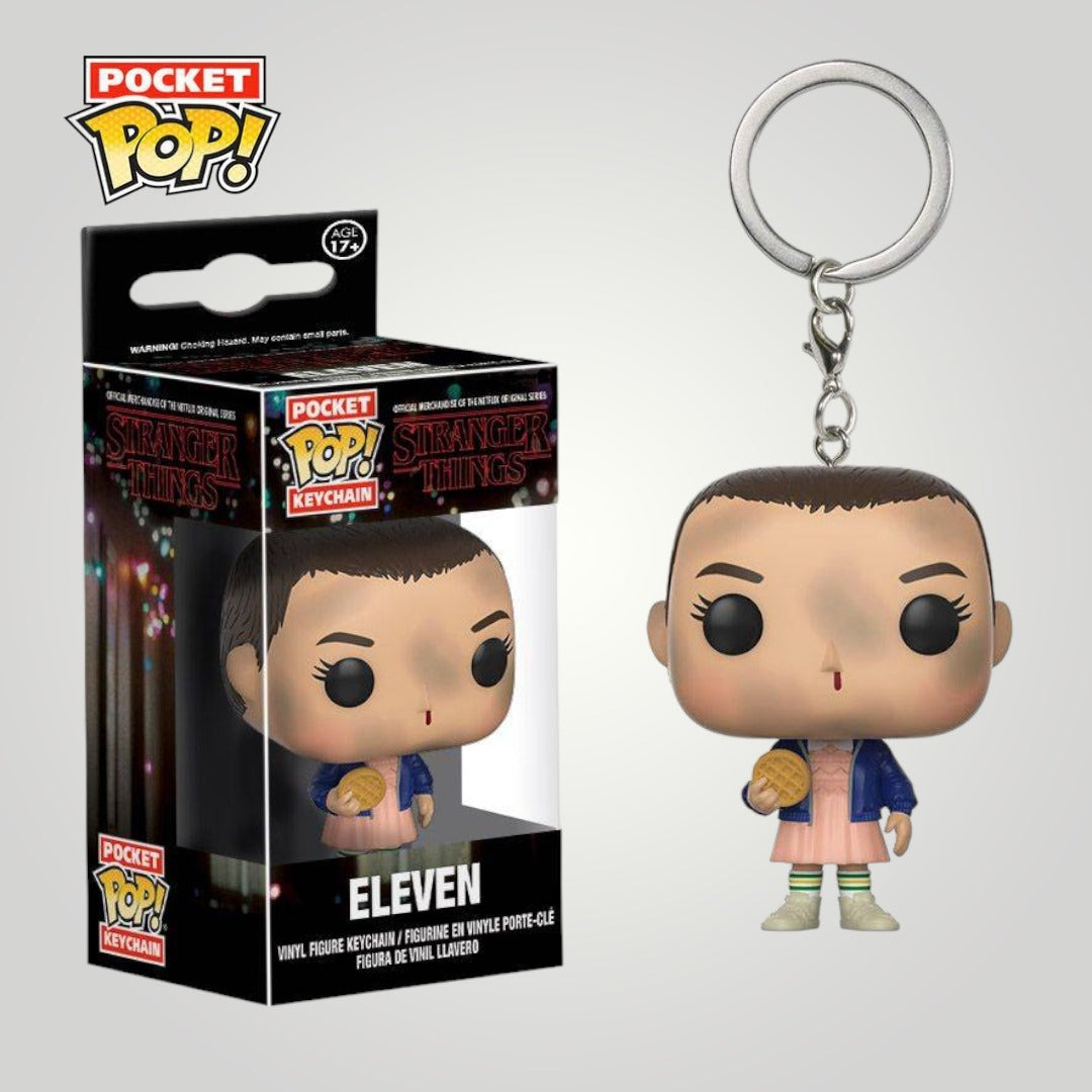 Stranger Things - Eleven with Eggos Pocket Pop! Keychain - Pop Culture Larrikin 