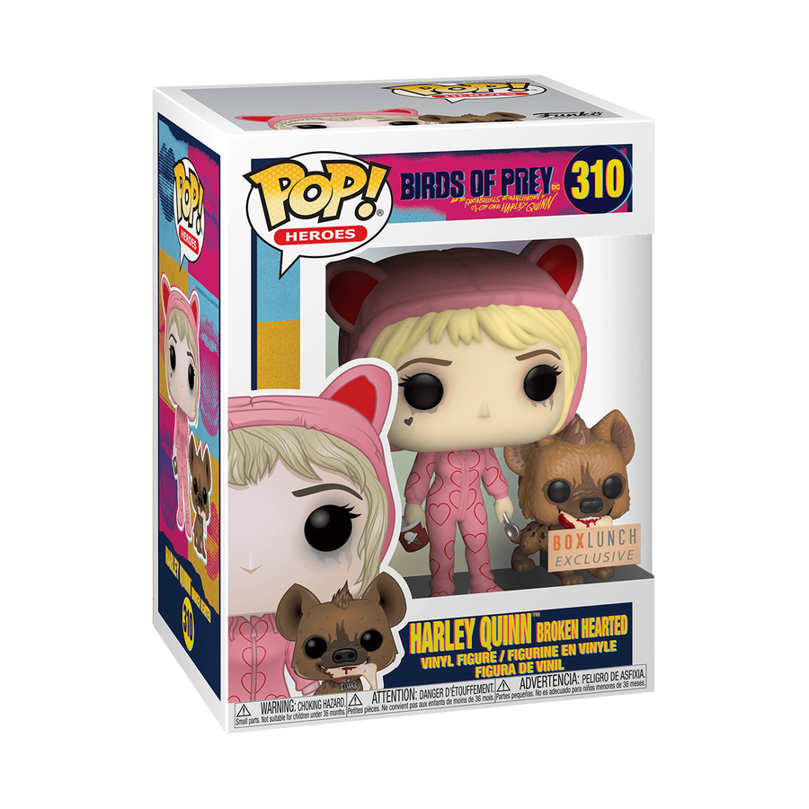Funko Pop! Harley Quinn Broken Hearted #310 - Birds of Prey (BoxLunch Exclusive) vinyl figure