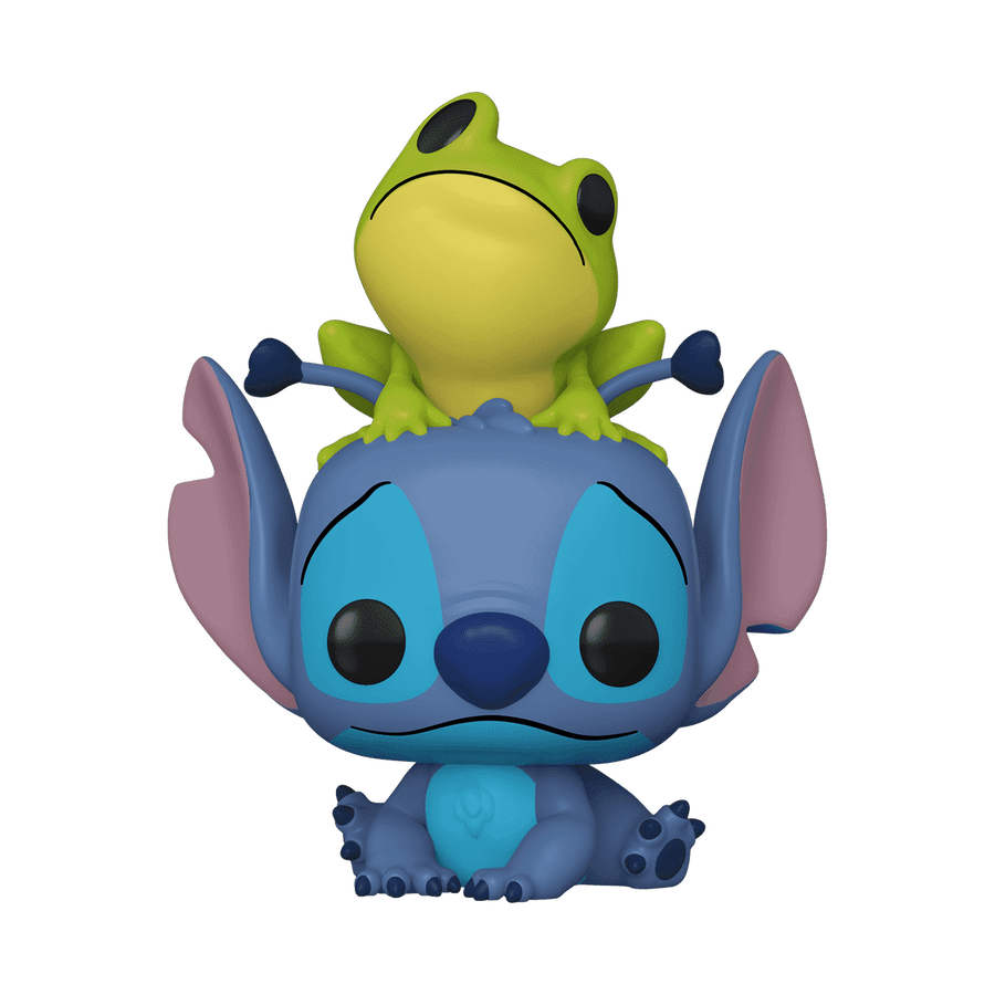 Funko Pop! Stitch with Frog #986 - Lilo & Stitch (FYE Exclusive) vinyl figure (image 2)