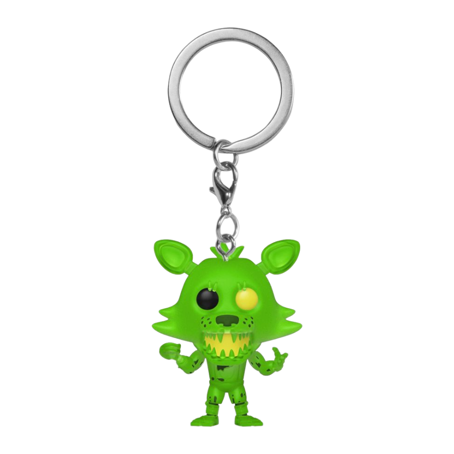 FNaF: SD - Radioactive Foxy Pop! Keychain - Pop Culture Larrikin