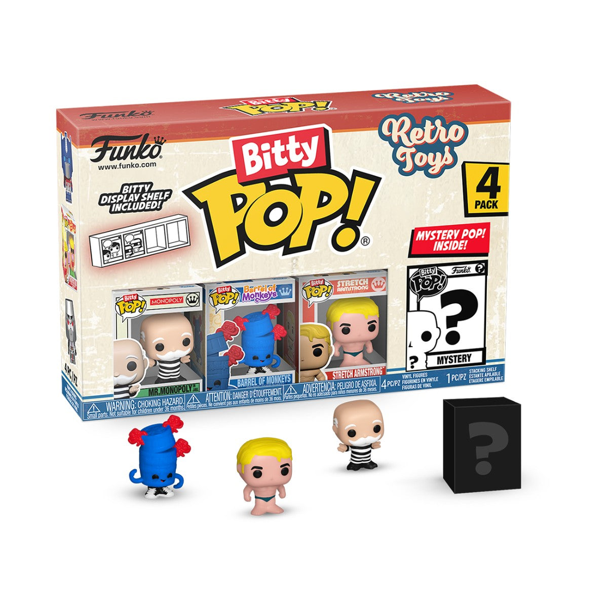 Funko Pop! Mr. Monopoly 4-Pack - Retro Toys vinyl figure