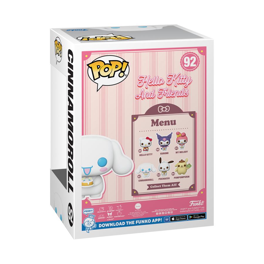 Funko Pop! Cinnamoroll #92 - Hello Kitty and Friends vinyl figure (image 3)