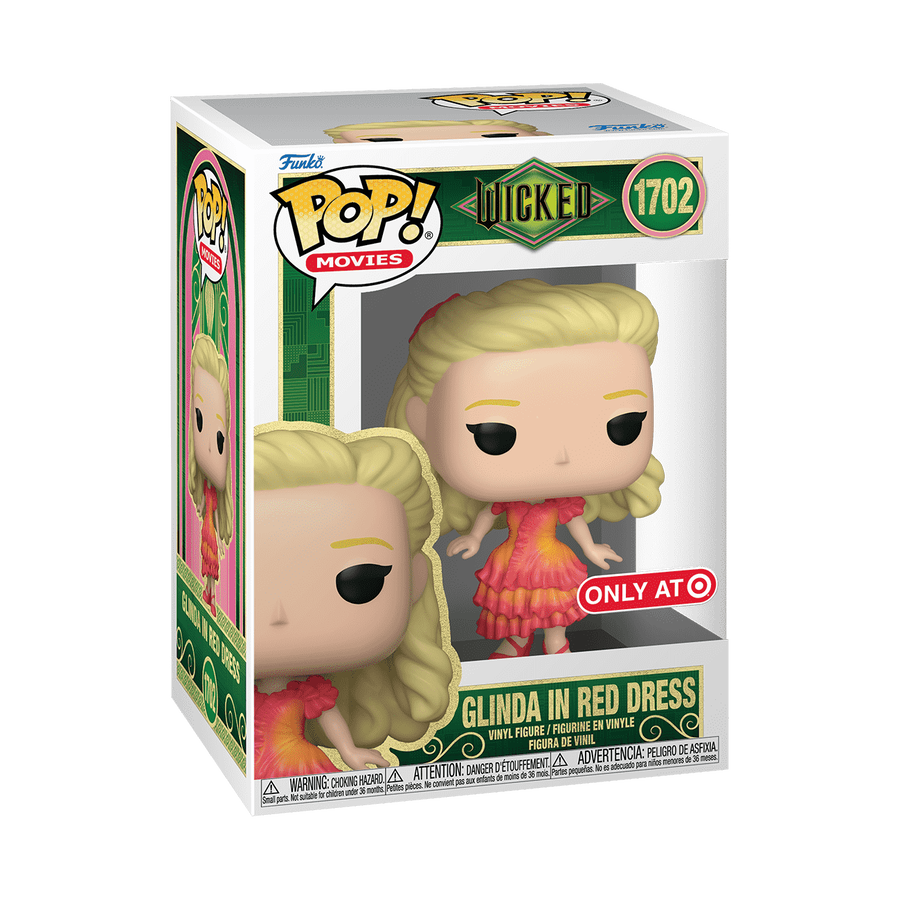 Funko Pop! Glinda in Red Dress #1702 - Wicked (Target Exclusive) vinyl figure (image 2)