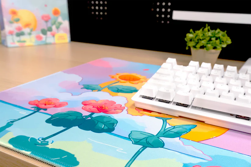 Image of Flowers by Day XXL Deskmat - Shiku - Pop Culture Larrikin 