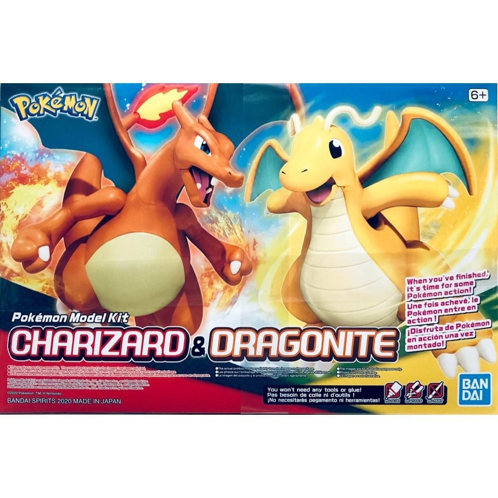 Pokemon - Model Kit - Charizard & Dragonite - Pop Culture Larrikin 