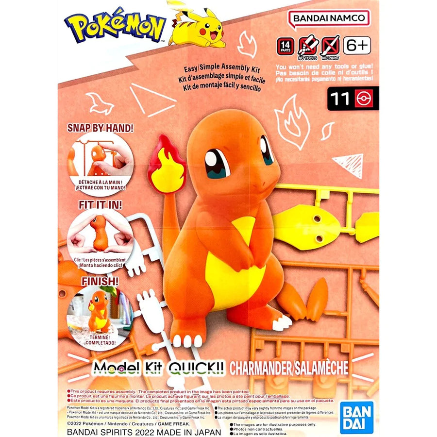 Pokemon - Pokemon Model Kit - Charmander - Pop Culture Larrikin 