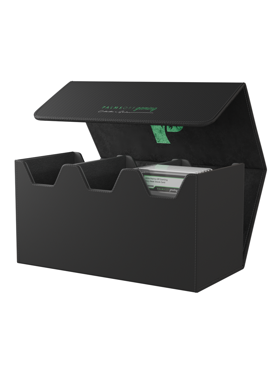 Collector's Series Graded Card Case Large - Black - Palms Off Gaming