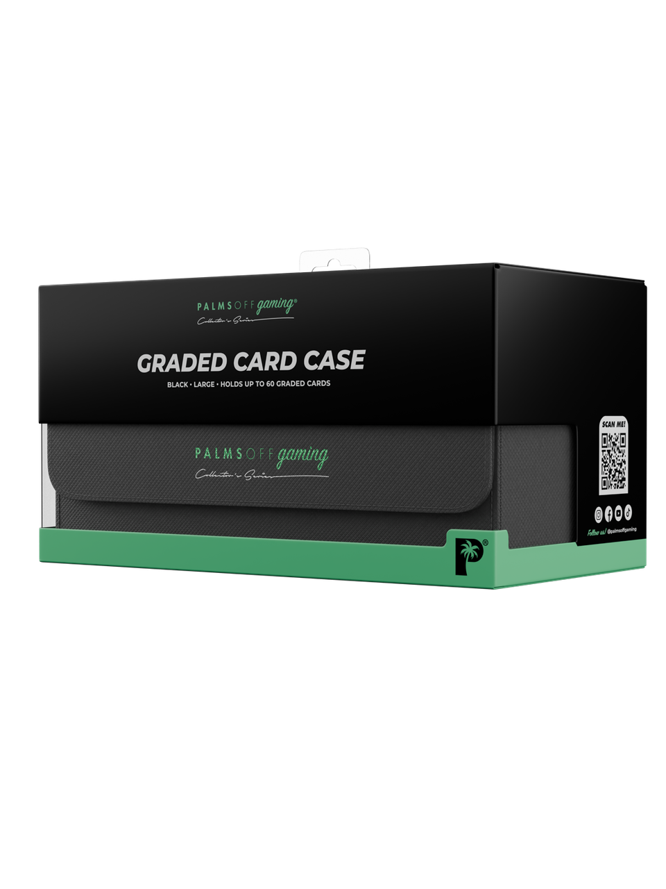 Collector's Series Graded Card Case Large - Black - Palms Off Gaming