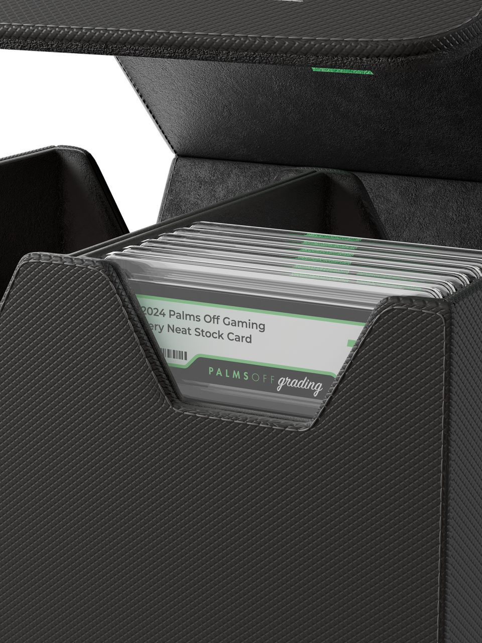 Collector's Series Graded Card Case Medium - Black - Palms Off Gaming