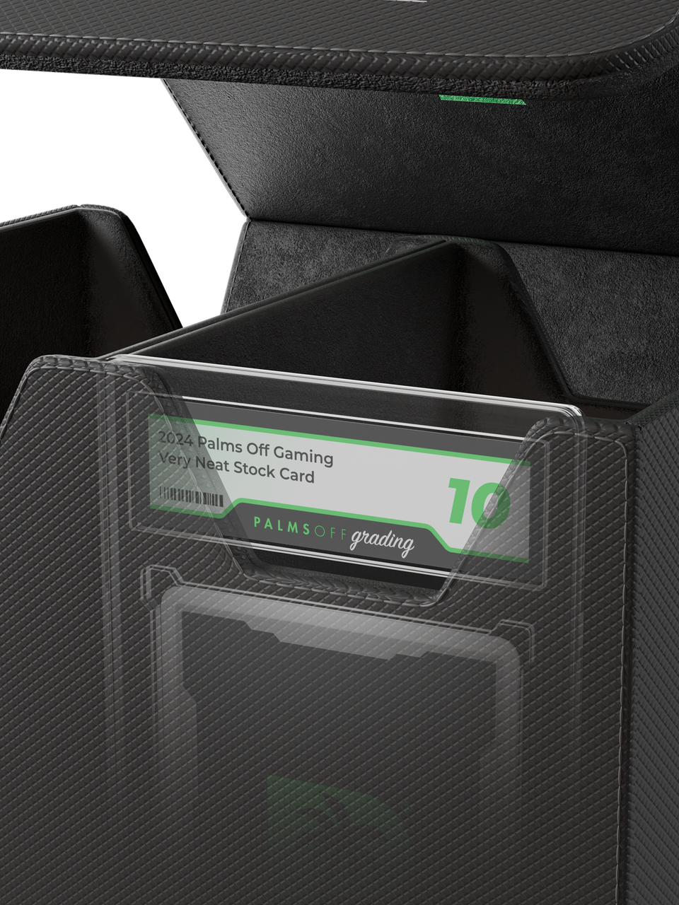 Collector's Series Graded Card Case Medium - Black - Palms Off Gaming