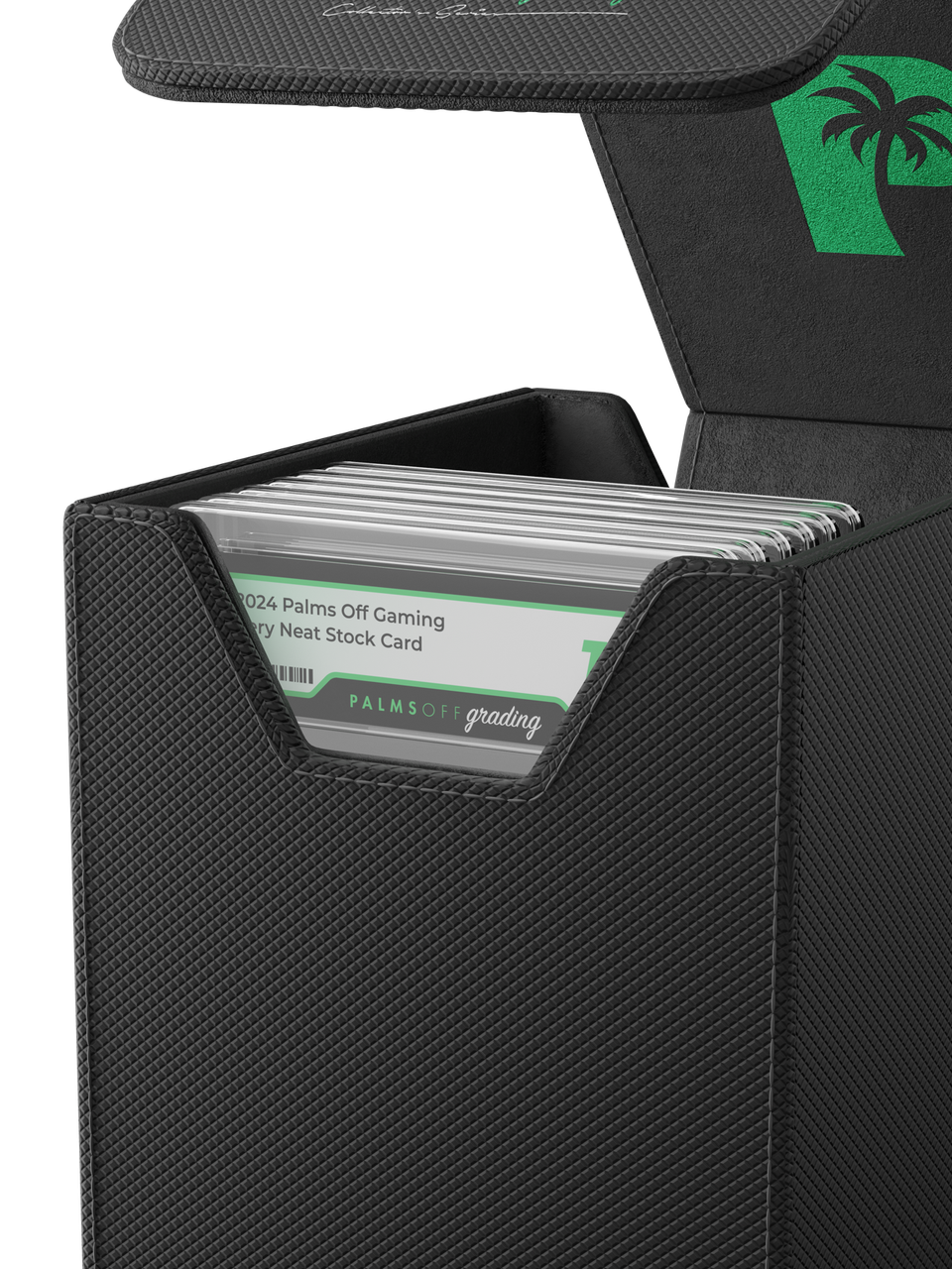 Collector's Series Graded Card Case Small - Black - Palms Off Gaming