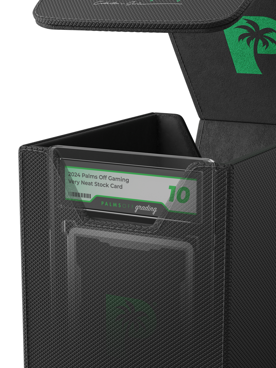 Collector's Series Graded Card Case Small - Black - Palms Off Gaming