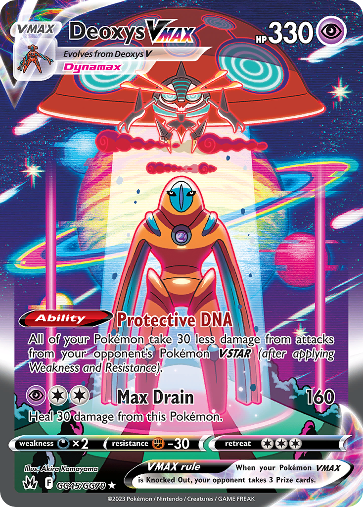 Deoxys VMAX #GG45 Crown Zenith en