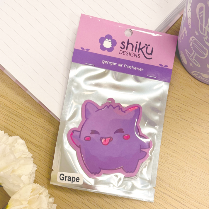 Gengar Air Freshener - Pop Culture Larrikin 