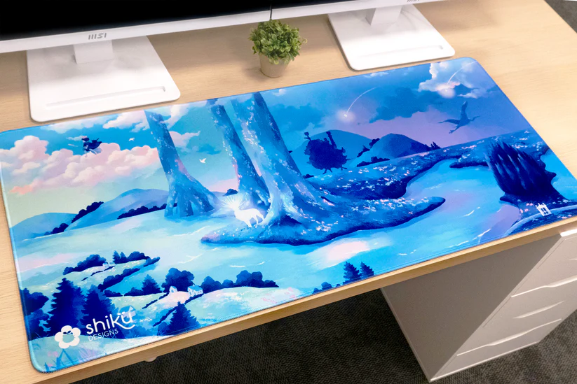 Image of Ghibli Over the Decades XXL Deskmat - Shiku - Pop Culture Larrikin 
