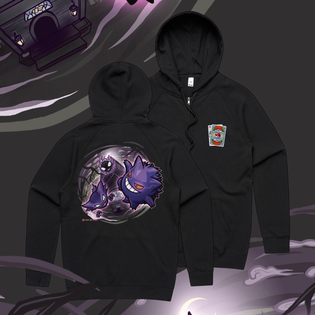 POKER:Mon Ghost Hoodie Black - Luck of Kings Apparel