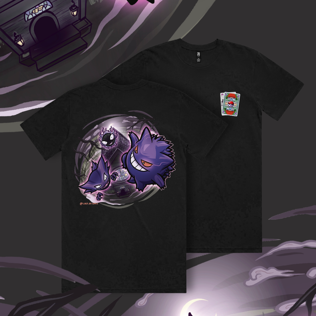 POKER:Mon Ghost T-Shirt Black - Luck of Kings Apparel