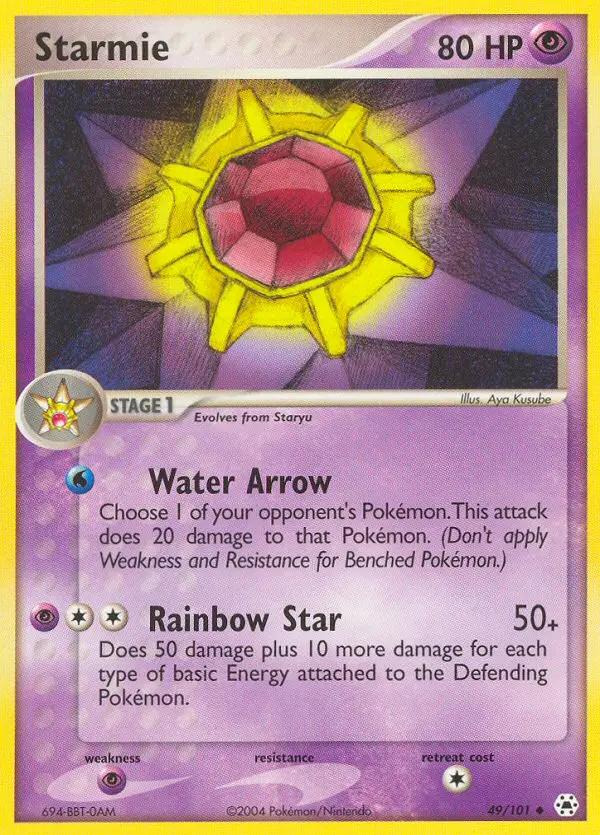 Image of Starmie Hidden Legends (HL) #49