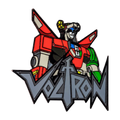 Voltron - Voltron Bust with Logo Enamel Pin - Pop Culture Larrikin 