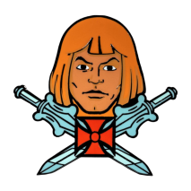 MotU - He-Man Enamel Pin - Pop Culture Larrikin 