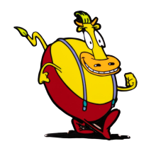 Rocko's Modern Life - Heffer Enamel Pin - Pop Culture Larrikin 