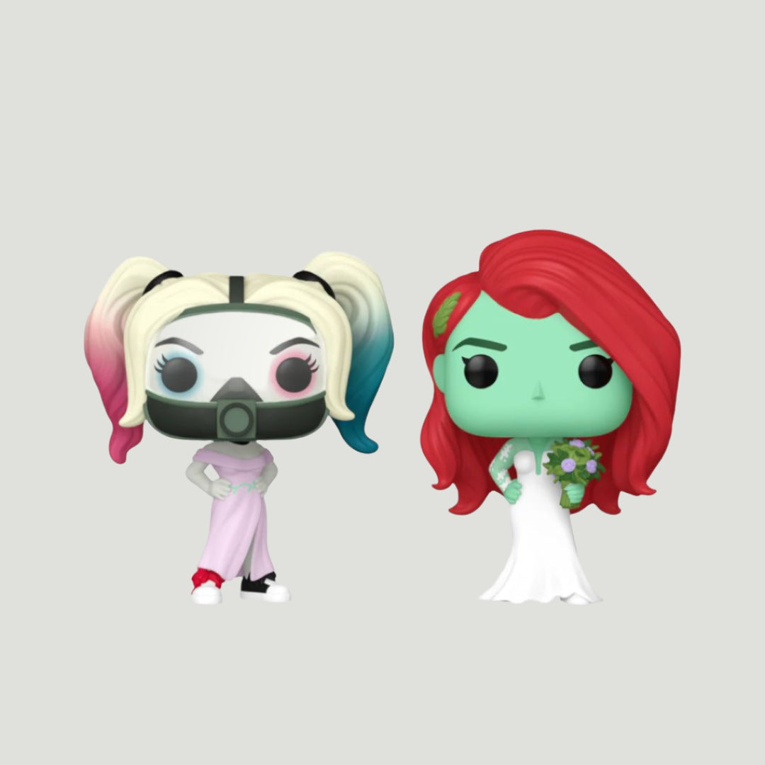 DC - Harley Quinn: Animated - Harley Quinn & Poison Ivy Wedding 2-pk Pop! Vinyl - Pop Culture Larrikin 