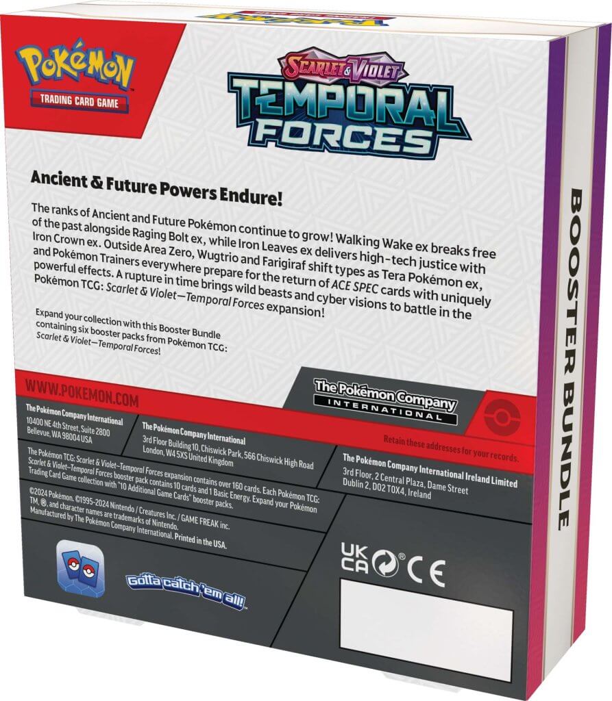 Temporal Forces - Booster Bundle - Pokémon TCG: Scarlet & Violet - Pop Culture Larrikin 