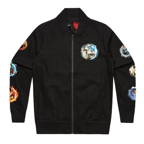 Avatar: The Last Airbender Inspired AS Colour Bomber Jacket - Luck of Kings - Pop Culture Larrikin
