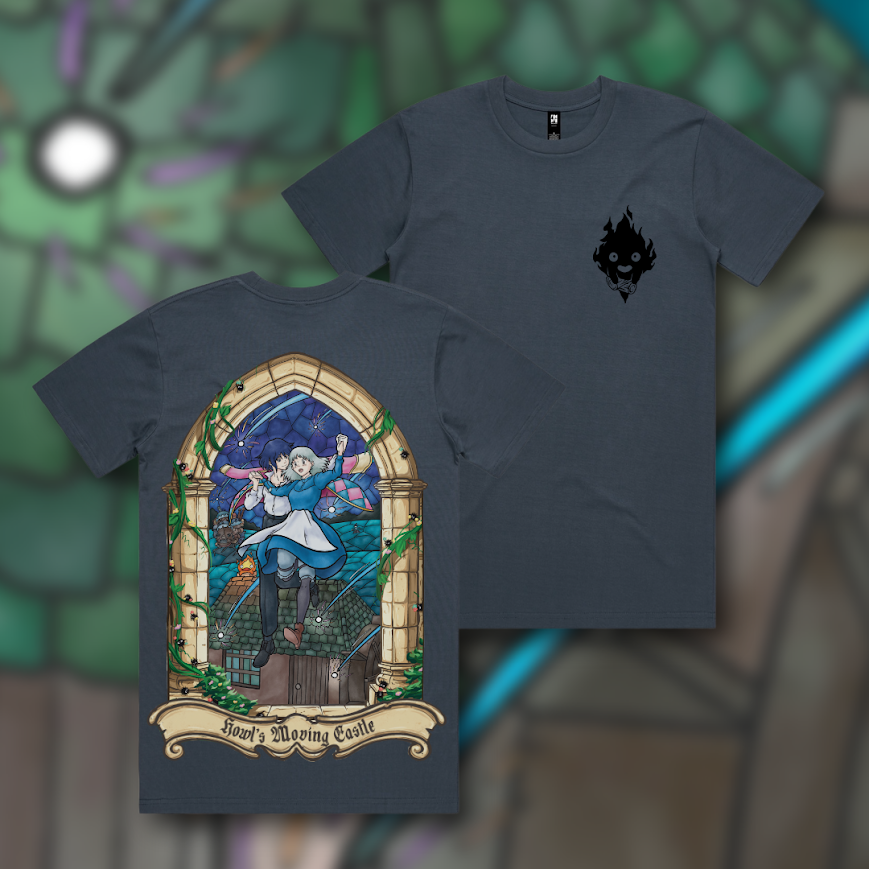 Ghibi Inspired - Moving Castle Tee - Luck of Kings Apparel