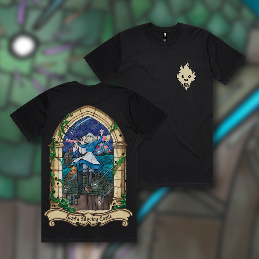 Ghibi Inspired - Moving Castle Tee - Luck of Kings
