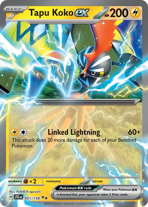 Image of Tapu Koko ex Journey Together (JTG) #051