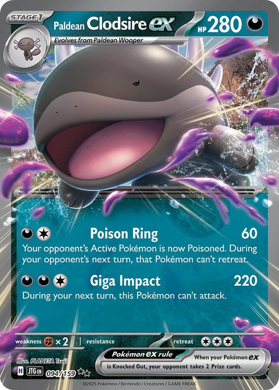 Image of Paldean Clodsire ex Journey Together (JTG) #094