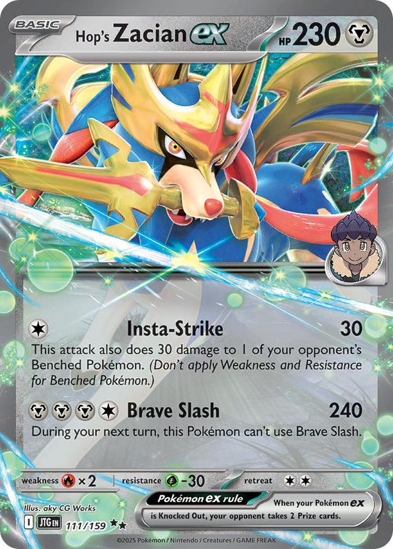 Image of Hops Zacian ex Journey Together (JTG) #111