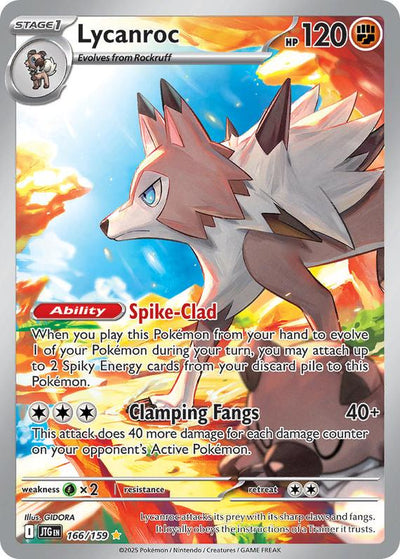 Image of Lycanroc Journey Together (JTG) #166