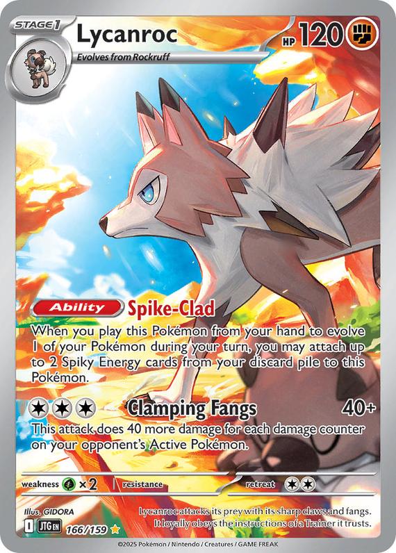 Image of Lycanroc Journey Together (JTG) #166