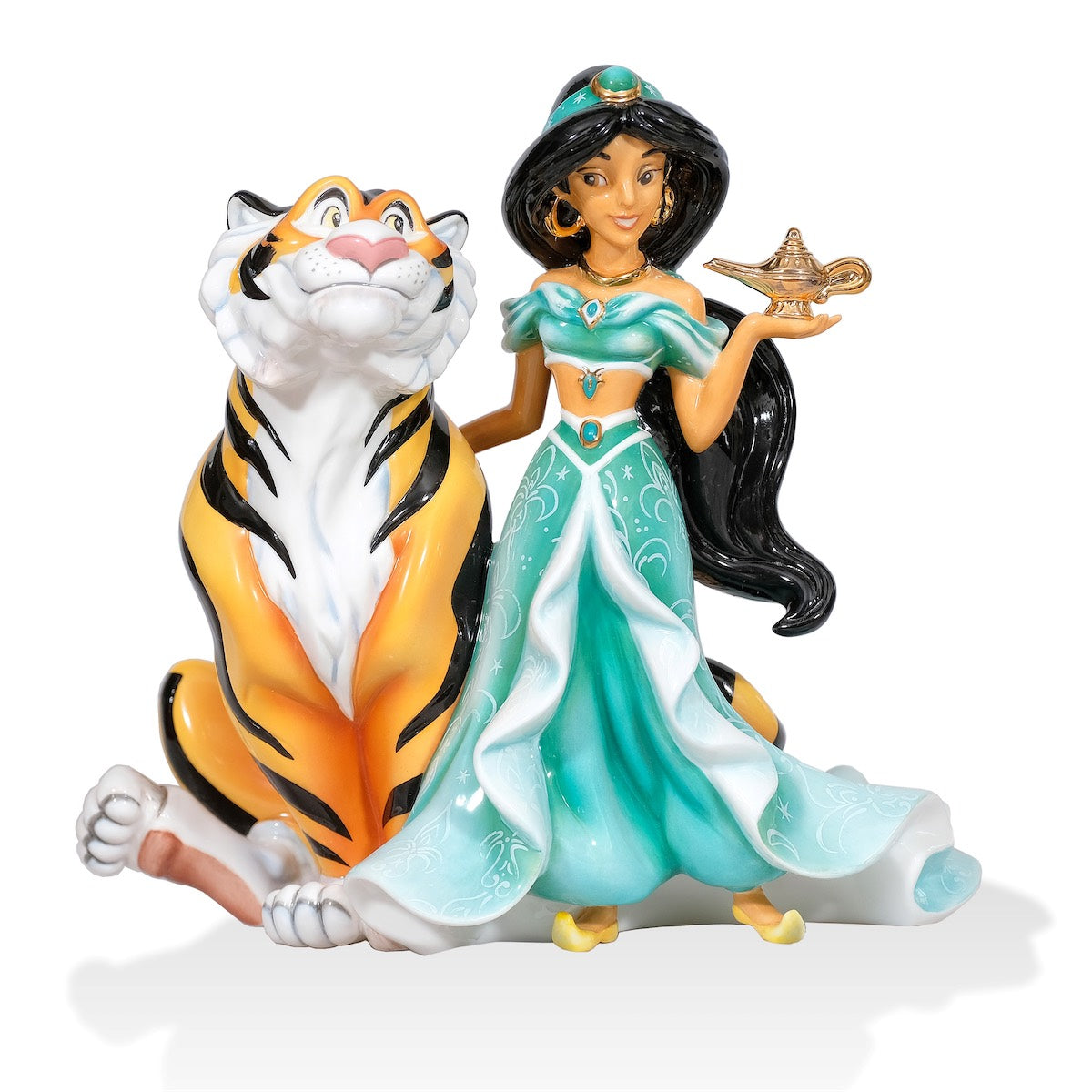 Aladdin - Jasmine & Rajah - Statuette - The English Ladies Co - Pop Culture Larrikin 