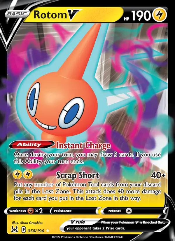 Image of Rotom V Lost Origin (LOR) #058
