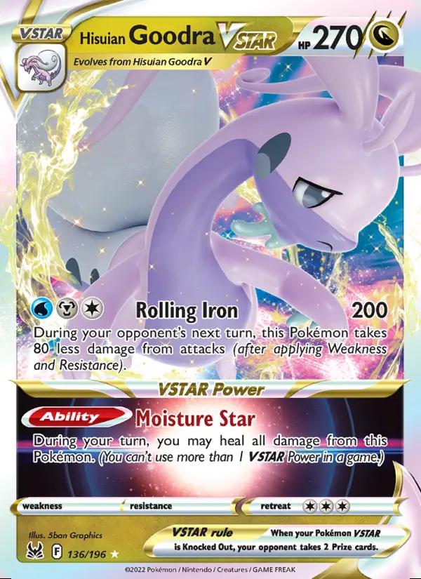 Image of Hisuian Goodra VSTAR Lost Origin (LOR) #136