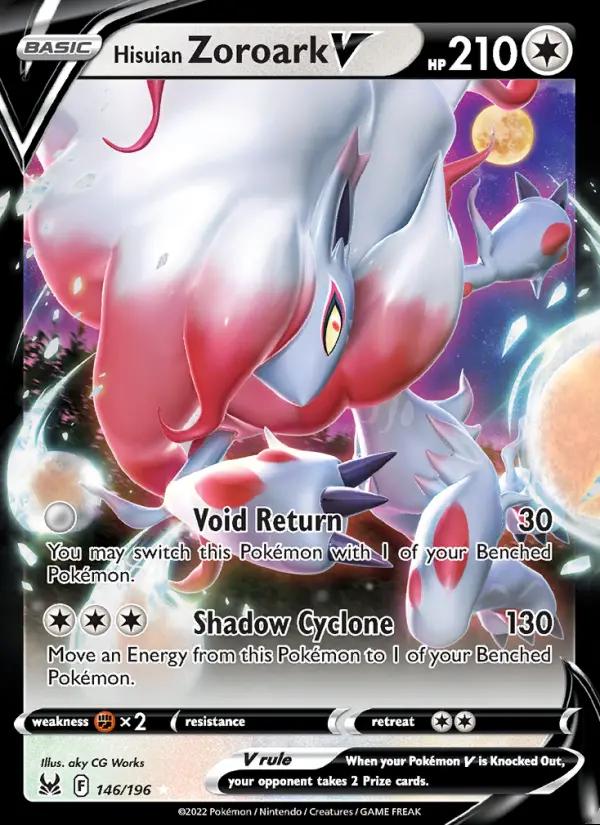 Image of Hisuian Zoroark V Lost Origin (LOR) #146