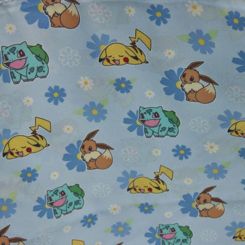 Pokemon – Floral Tote Bag with Coin Bag