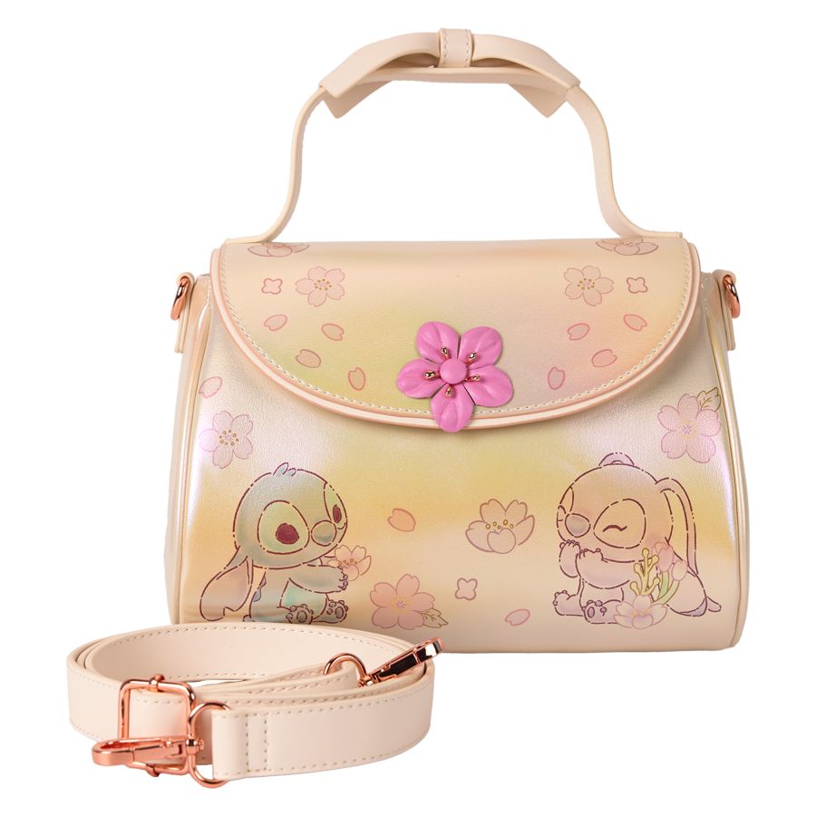 Disney Cute Stitch Bow Handle Crossbody Bag - Pop Culture Larrikin 