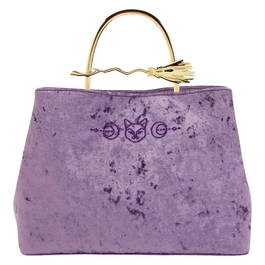 Hocus Pocus – Velvet Broom Handle Handbag