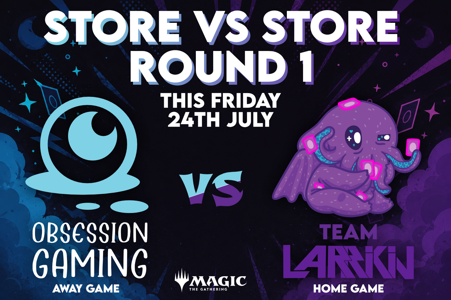 Friday Night Magic! Pop Culture Larrikin vs Obsession Gaming 24th of July