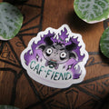 Image of CAF-FIEND Coffee Fiend Sticker - The Murmuring Mystic - Pop Culture Larrikin 