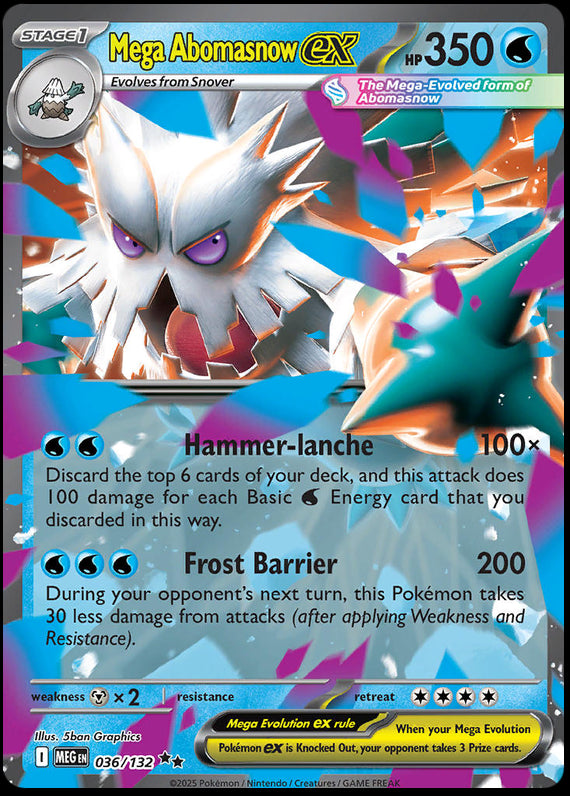 Image of Mega Abomasnow ex Mega Evoloution (MEG) #36