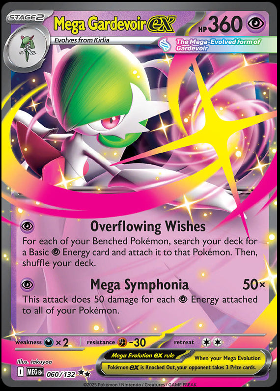 Image of Mega Gardevoir ex Mega Evoloution (MEG) #60