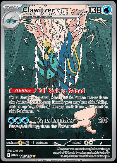 Image of Clawitzer Mega Evolution (MEG) #141