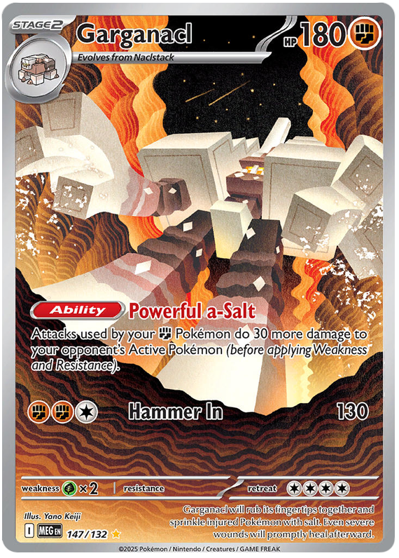 Image of Garganacl Mega Evolution (MEG) #147